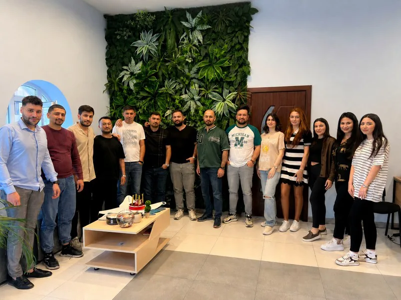 Azerbaijan partner operations team group photo
