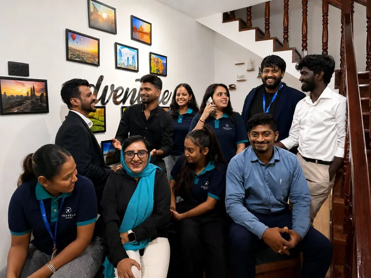 Travelo DMC Sri Lanka head office team